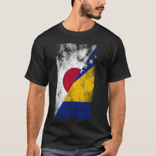 Camiseta Sinalizadores da Bósnia e Herzegovina do Japão - B