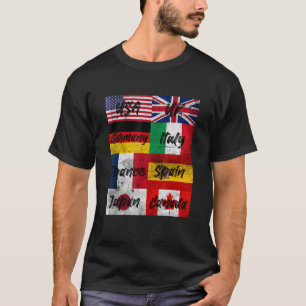 Camiseta Sinalizadores da Imagem Retroativa do Gráfico da I