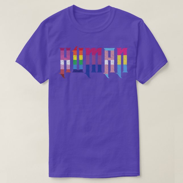 Camiseta Sinalizadores Humanos Orgulho gay LGBTQI Orgulho M (Frente do Design)