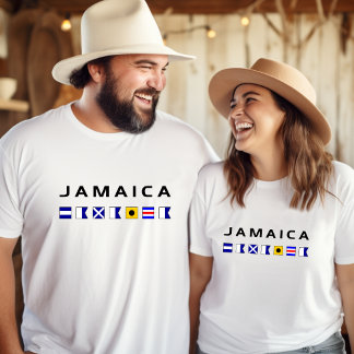 Camiseta Sinalizadores Marítimos Marítimos da Jamaica