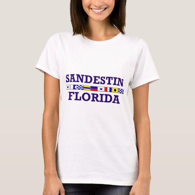 Camiseta Sinalizadores náuticos de Sandestin (Frente)