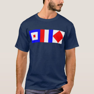 Camiseta Sinalizadores Náuticos WTF – Whiskey Tango Foxtrot