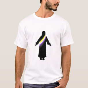 Camiseta SinalizadorNãoBinárioPrideJesus