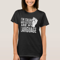 Sinalizar Gestos de Mão Italianos É Minha Língua I