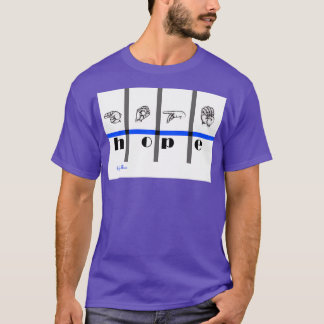 Camiseta Sinalizar Idioma Arte Esperança 2