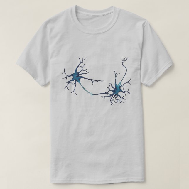 Camiseta Sinapse Entre Neurônios, Neurônio da Neurociência (Frente do Design)