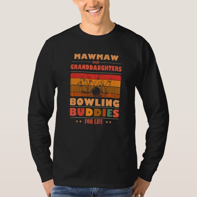 Camiseta Sincere Granddaughters MAWMAW Buddies For Life Bow (Frente)