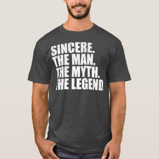 Camiseta SincereSincere Nome próprio Sincero