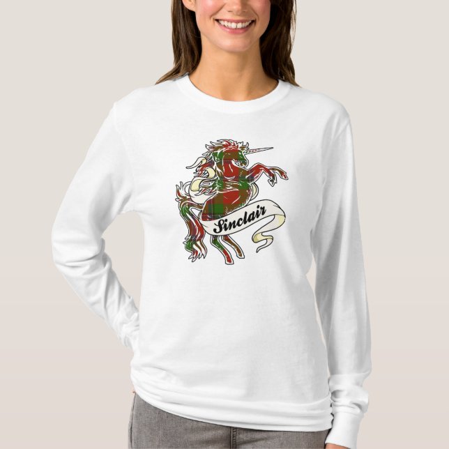 Camiseta Sinclair Tartan Unicorn (Frente)