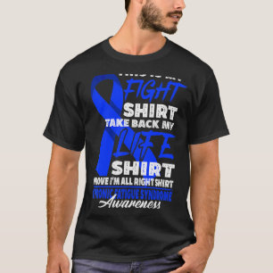 Camiseta Sincronização De Fadiga Crônica De Saca De Suporte