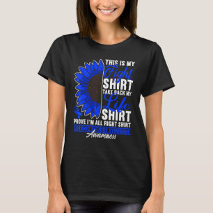 Camiseta Sincronização De Fadiga Crônica De Saca De Suporte