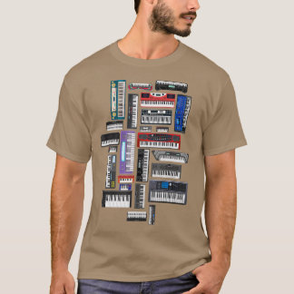 Camiseta Sincronização de Música do Sincronizador Analógico