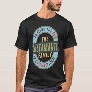 Camiseta Sindicato da Família Bustamante se divertindo na D