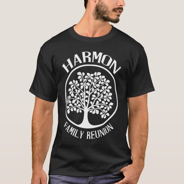 Camiseta Sindicato Da Família Harmon Para Todas As Árvores  (Frente)