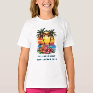 Camiseta Sindicato da Família Palm Tree Beach do Cruzeiro P