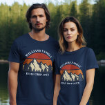 Camiseta Sindicato da Família Sunset Montanha da Trilha Cos<br><div class="desc">Este legal pôr do sol sobre montanhas rochosas na natureza faz uma imagem excelente para um conjunto de t-shirts personalizadas para uma reunião familiar, viagem de ida e volta ou férias de verão. Comemore sua semana de feriado com camisetas correspondentes para mãe, pai, irmão e irmã. Basta adicionar seu próprio...</div>