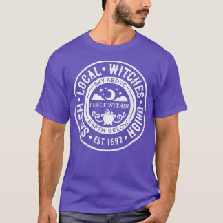 Camiseta Sindicato das Bruxas Locais Salem Mulheres Bruxas