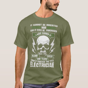 Camiseta Sindicato do Excelente Engraçado de Eletricista