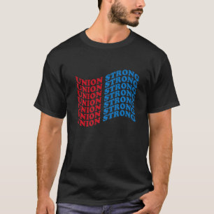 Camiseta Sindicato Forte Bandeira Americana Solidariedade S