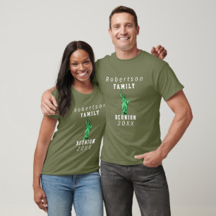 Camiseta Sindicato Personalizado da Família NYC Verde