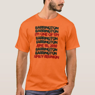 Camiseta Sindicato personalizado divertido Laranja e Preto 