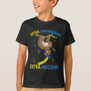 Camiseta Sindroma Abaixo Consciência Extra Incrível Present