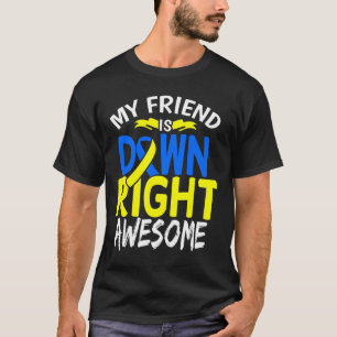 Camiseta Sindroma de baixo Sensibilização para o T21 Dia da