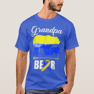 Camiseta Sindroma de baixo Sensibilização Vovô's, Urso Vovô
