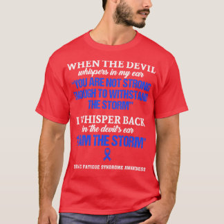 Camiseta Sindroma De Fadiga Crônica Sensibilização Eu Sou A
