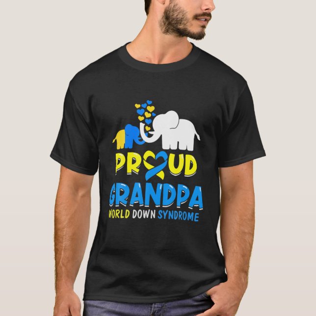 Camiseta Sindroma de Sensibilização para o Vovô Orgulhoso M (Frente)