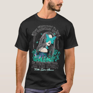 Camiseta Sindroma de Tourette Sensibilização é a manteiga d