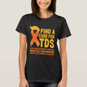 Camiseta Sindroma Funny Trump Derangação Tds Senwarding Rep