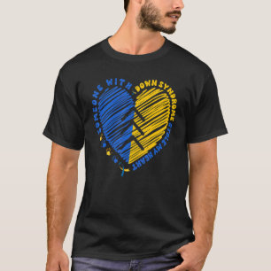 Camiseta Sindroma Inativo Sensibilização Coração 3 Setas T2