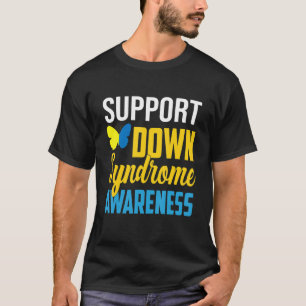 Camiseta Sindroma Inativo Suporte a Consciência T21 Azul Am