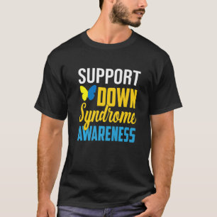 Camiseta Sindroma Inativo Suporte a Consciência T21 Azul Am