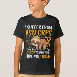 Camiseta Sindroma Regional de Dor Complexa do CRPS RSD Sens
