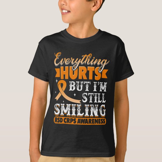 Camiseta Sindroma Regional De Dor Complexa Do Crps Sensibil (Frente)