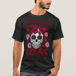 Camiseta Sindroma SturgeWeber A consciência luta como chefe