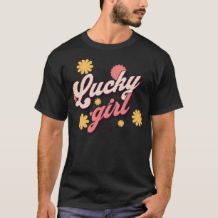 Camiseta Síndrome da Garota Sortuda Afirmações Positivas