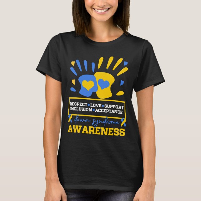 Camiseta Síndrome de Amor e Respeitar o Mundo Incrível (Frente)