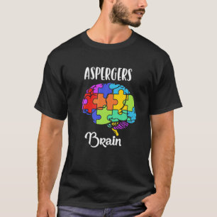 Camiseta Síndrome de Aspergers - Quebra-cabeça do cérebr