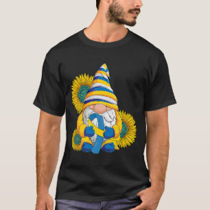 Camiseta Síndrome de Baixo Mundial Sensibilização Gnome Seg