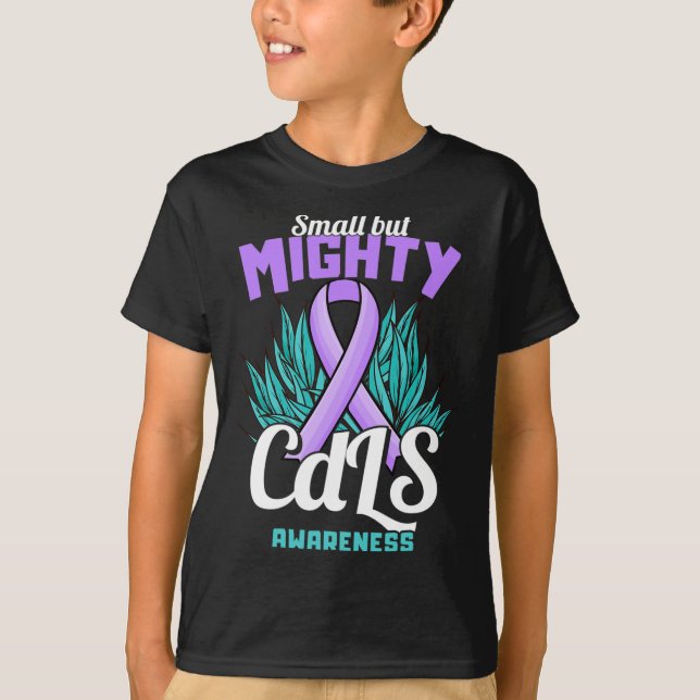 Camiseta Síndrome de Cornelia De Lange Cdls Conscientização (Frente)