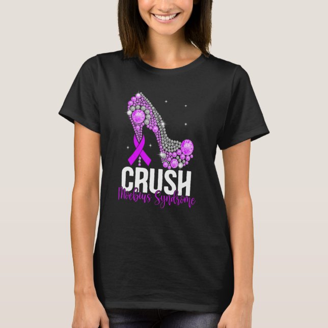 Camiseta Síndrome de Crush Moebius Sensibilização Roxo Hig (Frente)