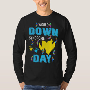 Camiseta Síndrome de Desativação Mundial Amarelo Azul Dia d