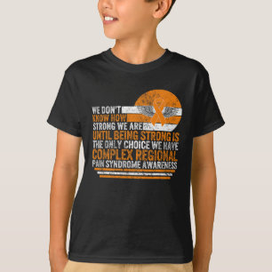 Camiseta Síndrome de Dor Regional Complexa Conscientização