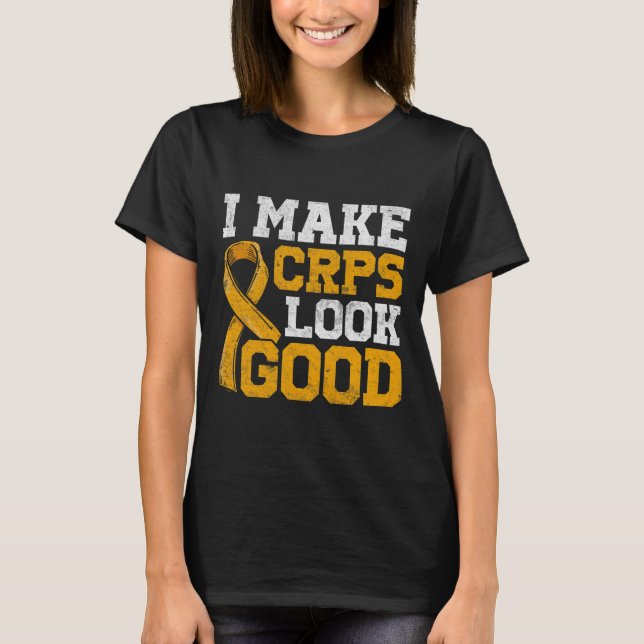 Camiseta Síndrome de Dor Regional Complexa Crps Conscientiz (Frente)