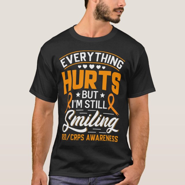 Camiseta Síndrome de Dor Regional Complexa Crps Conscientiz (Frente)