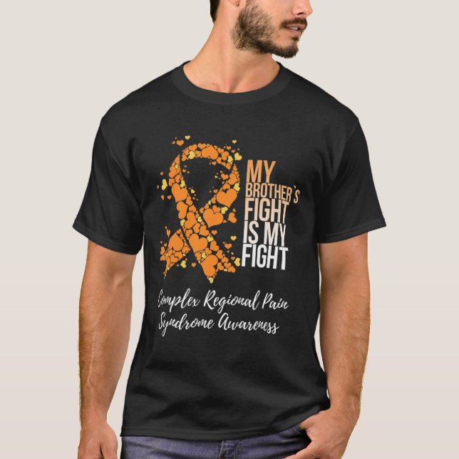 Camiseta Síndrome de Dor Regional Complexa do Meu Irmão (Frente)