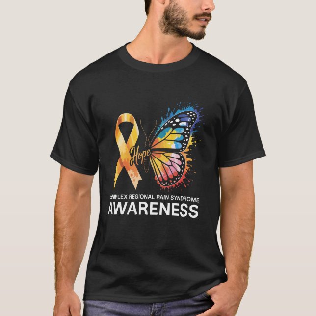 Camiseta Síndrome de Dor Regional Complexa SDCR Conscientiz (Frente)